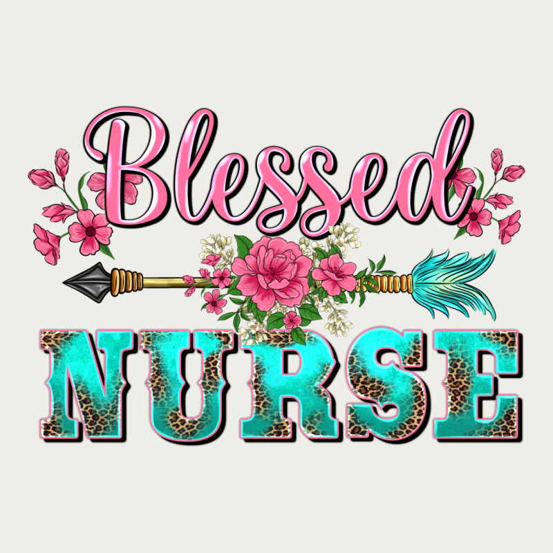 Western Blessed Nurse Pink Floral Arrow Zipper Hoodie by BarkalooDesign | Teevron