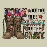 Home Of The Free Beacause Of The Brave Heavy Core Tee | Teevron