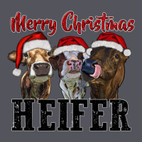 Merry Christmas Heifer Vintage Hoodie | Teevron