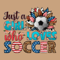 Just A Girl Who Loves Soccer Vintage Tee | Teevron