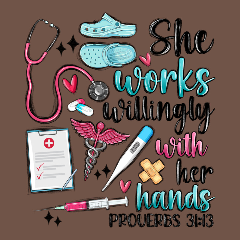 She Works Willingly With Her Hands Premium Sweatshirt by MaliasSmallBusiness | Teevron
