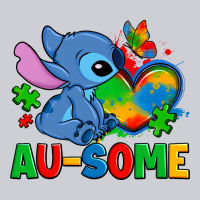 Ausome Stitch Autism Heavyweight Sweatshirt | Teevron