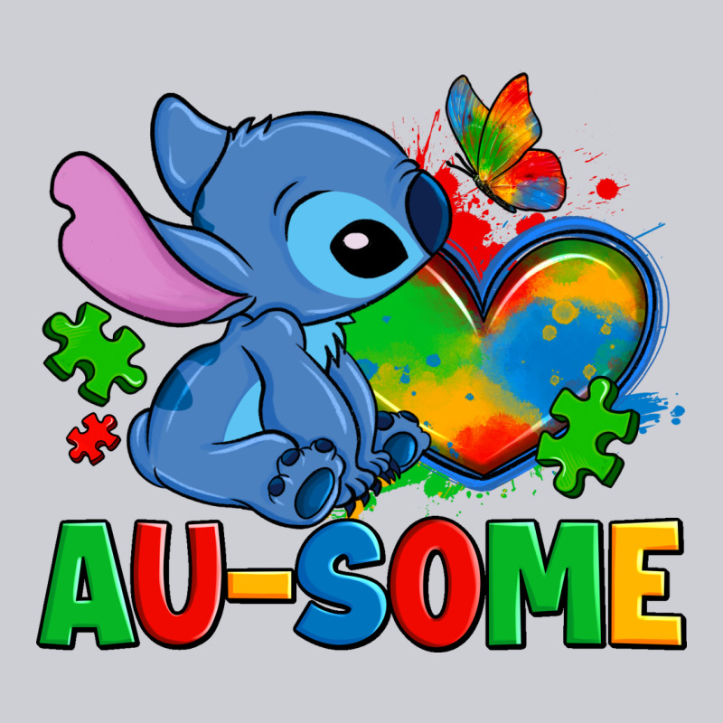 Ausome Stitch Autism Heavyweight Sweatshirt by Zillion Design Studio | Teevron