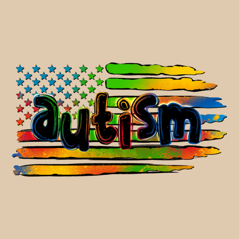 Autism American Flag Heavyweight Sweatshirt by Zillion Design Studio | Teevron