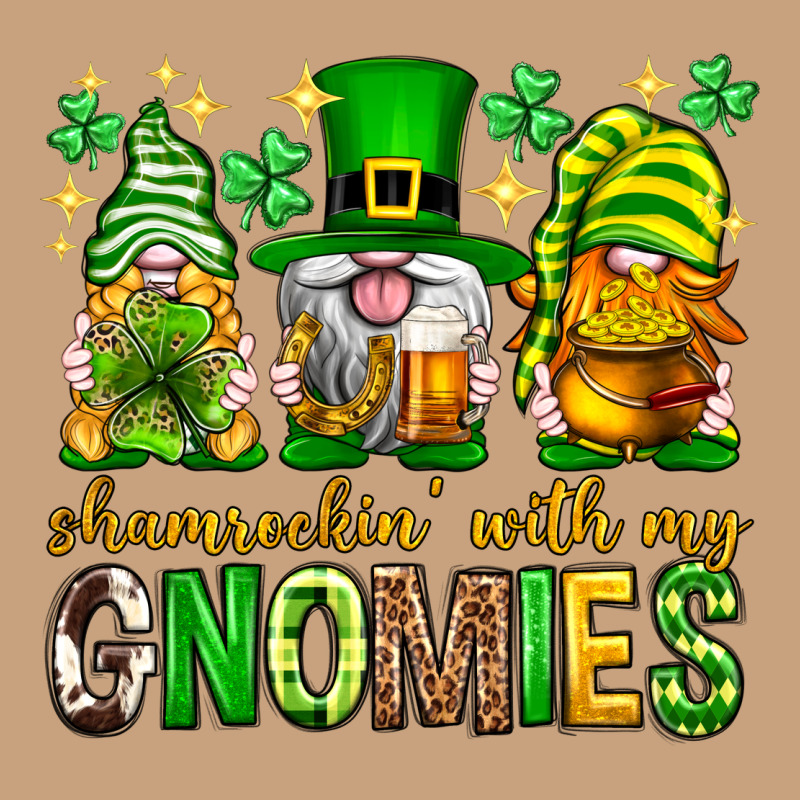 St. Patrick's Day Shamrockin' With My Gnomies Vintage Tee by Neo Western | Teevron