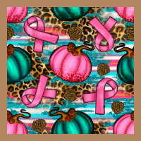 Breast Cancer Awareness With Pumpkins Seamless Pattern Long Sleeve Tee | Teevron