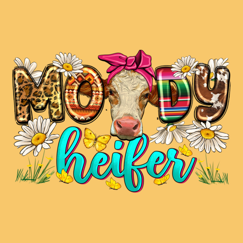 Moody Heifer Vintage Hoodie by Zillion Design Studio | Teevron