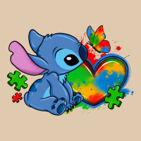 Autism Stitch Heart Heavyweight Sweatshirt | Teevron