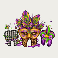 Mardi Gras Teeth Dental Assistant Zipper Hoodie | Teevron