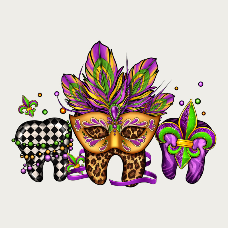Mardi Gras Teeth Dental Assistant Zipper Hoodie by Jasminsmagicworld | Teevron