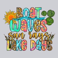Boat Waves Sun Rays Lake Days Heavyweight Sweatshirt | Teevron
