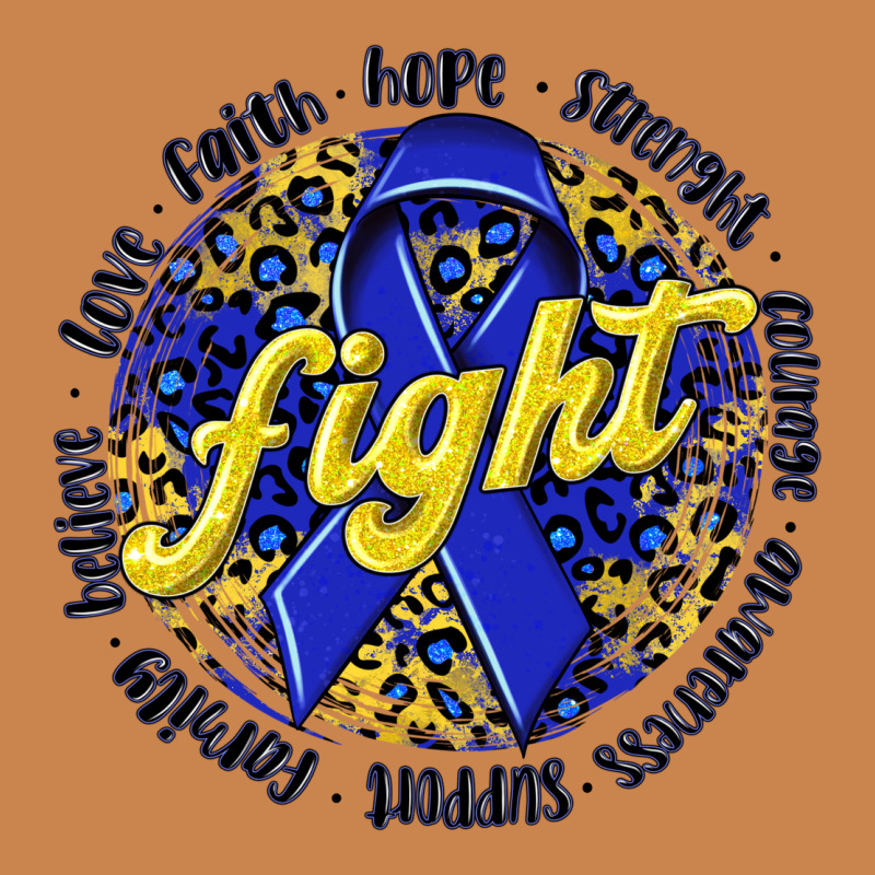 Fight Colorectal Cancer Heavyweight Hoodie by NancyCooperArtShop | Teevron