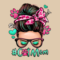 Cat Mom Messy Bun Heavyweight Sweatshirt | Teevron
