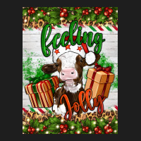 Christmas Feeling Jolly Cow Classic Tee | Teevron