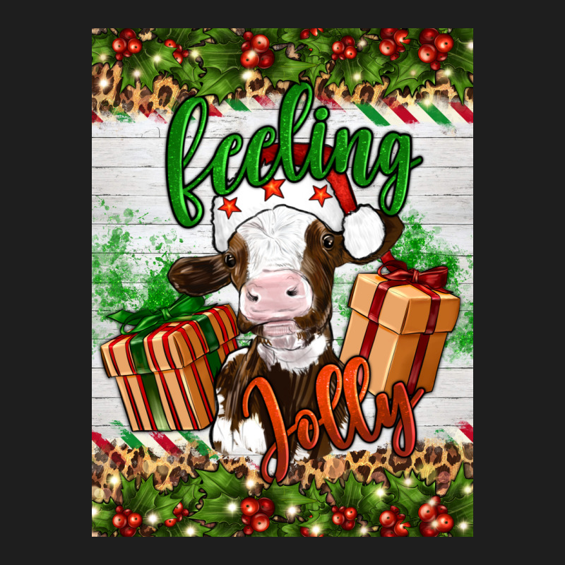 Christmas Feeling Jolly Cow Classic Tee by Artiststas | Teevron