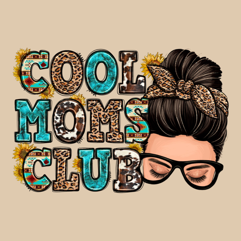 Cool Moms Club Messy Bun Heavyweight Sweatshirt by Zillion Design Studio | Teevron