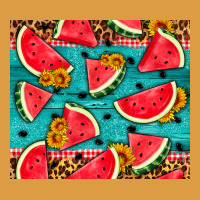 Watermelon And Sunflowers Urban Heavy Tee | Teevron