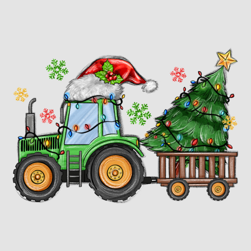 Christmas Tractor Premium Sweatshirt by MaliasSmallBusiness | Teevron