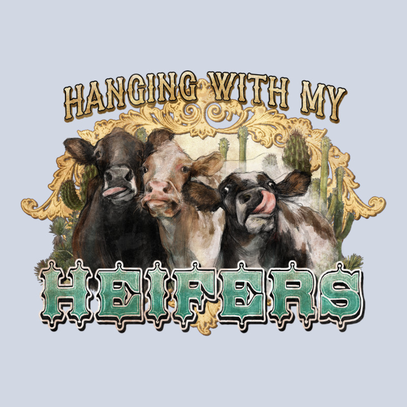 Hanging With My Heifers Premium Sweatshirt by NancyCooperArtShop | Teevron