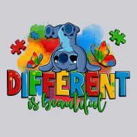 Different Is Beautiful Autism Stitch Heavyweight Sweatshirt | Teevron