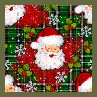 Christmas Santa Claus Seamless Pattern Long Sleeve Tee | Teevron