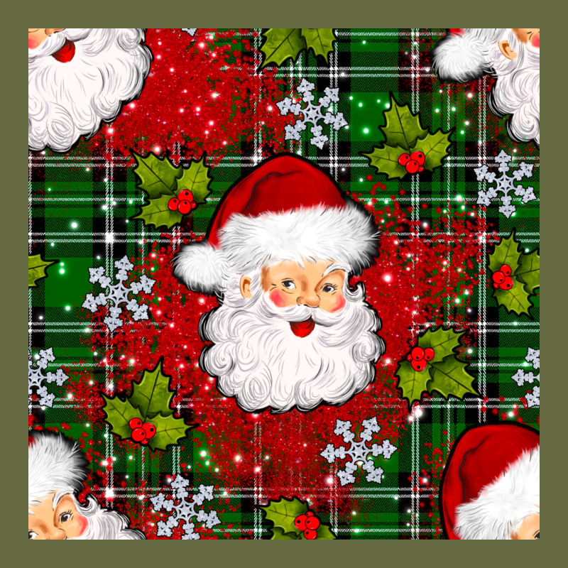 Christmas Santa Claus Seamless Pattern Long Sleeve Tee by BundleAndBundleShop | Teevron