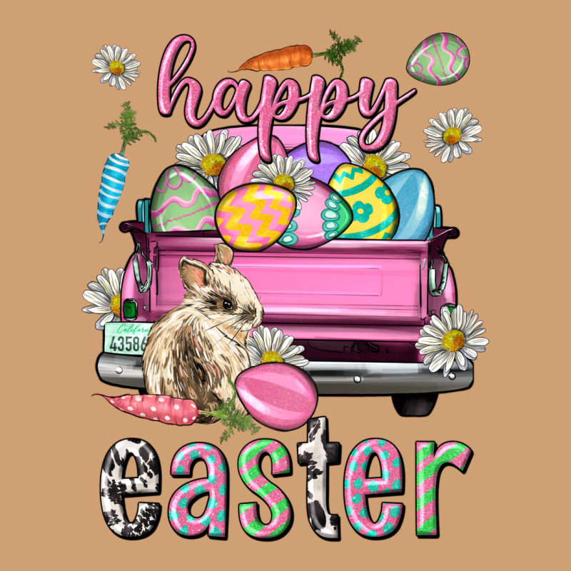 Bunny Happy Easter Truck Easter Day Vintage Tee by Neo Western | Teevron
