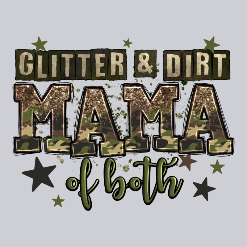 Glitter And Dirt Mama Of Both Heavyweight Sweatshirt by Zillion Design Studio | Teevron