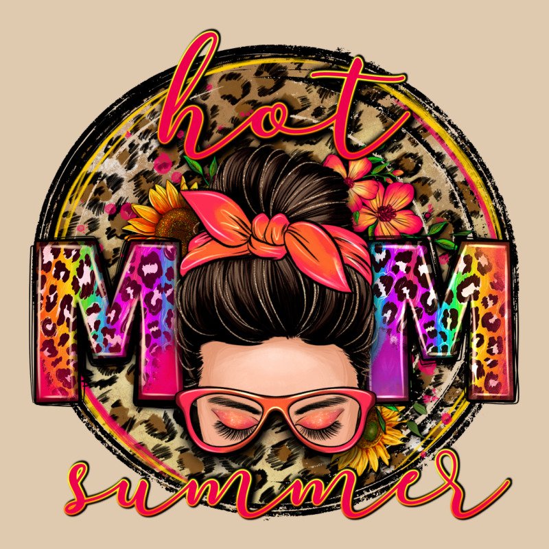 Hot Mom Summer Messy Bun Heavyweight Sweatshirt by Zillion Design Studio | Teevron