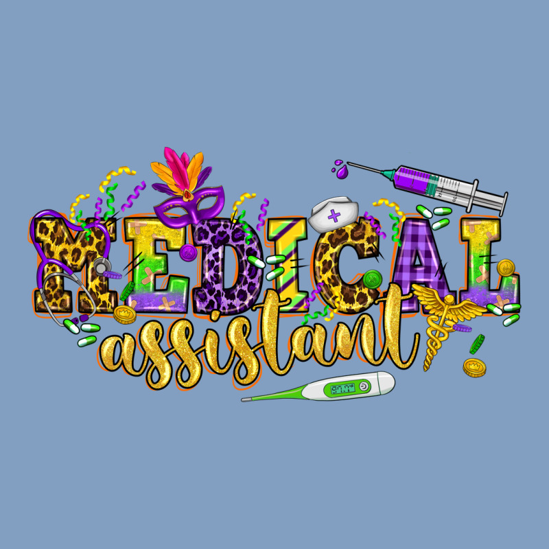 Ma Medical Assistant Mardi Gras Urban Hoodie by NancyCooperArtShop | Teevron