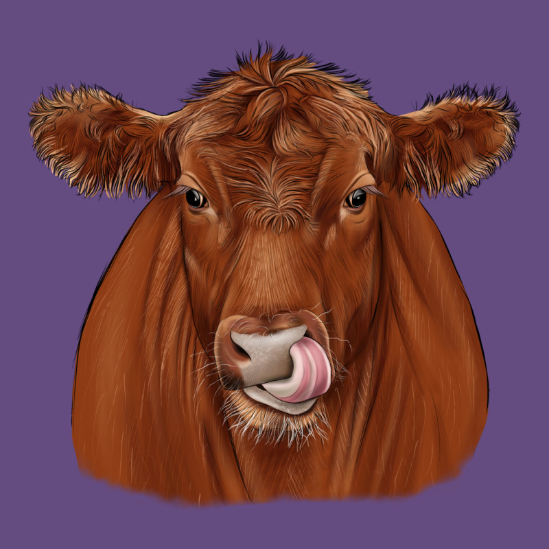 Red Angus Vintage Hoodie by JahusDesignShop | Teevron
