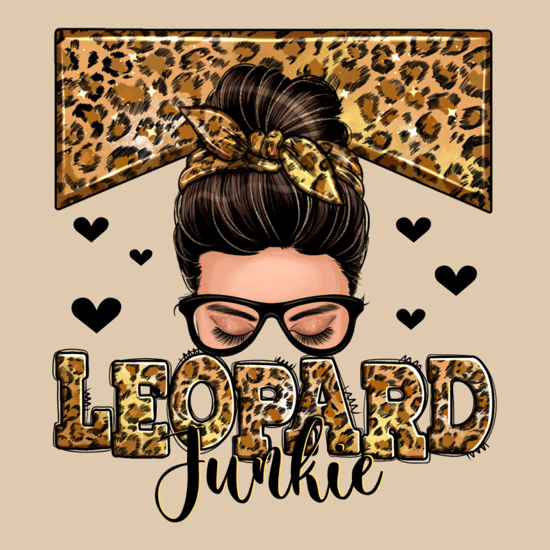 Leopard Junkie Messy Bun Heavyweight Sweatshirt by Zillion Design Studio | Teevron