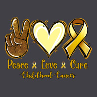 Peace Love Cure Bone Cancer Heavyweight Hoodie | Teevron