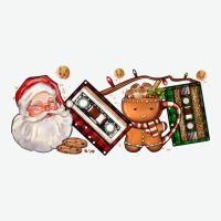 Coffee Cup Santa Cassette Cookie Urban Heavy Tee | Teevron