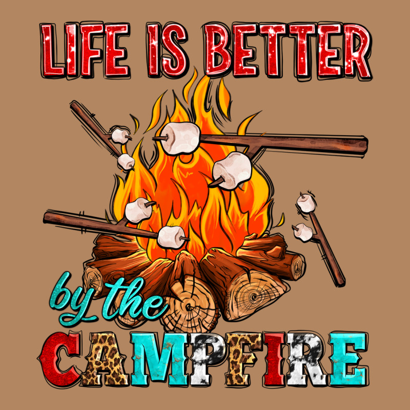 Life Is Better By The Campfire With Marshmallows Long Sleeve Tee by AdoDesignShop | Teevron