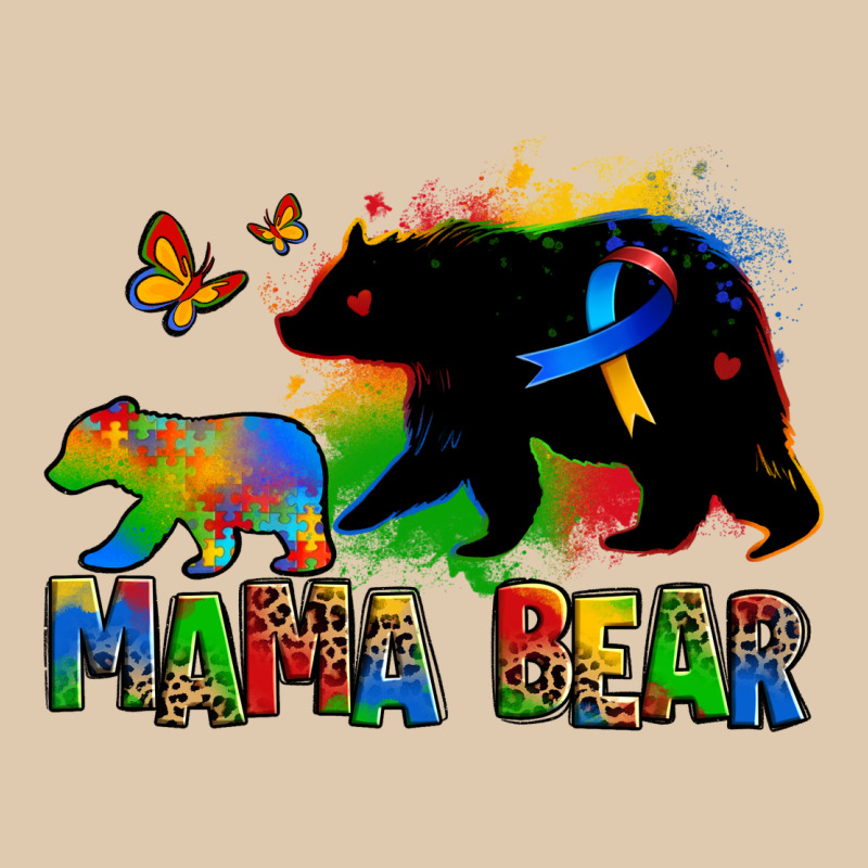 Mama Bear Autism Heavyweight Sweatshirt by Zillion Design Studio | Teevron