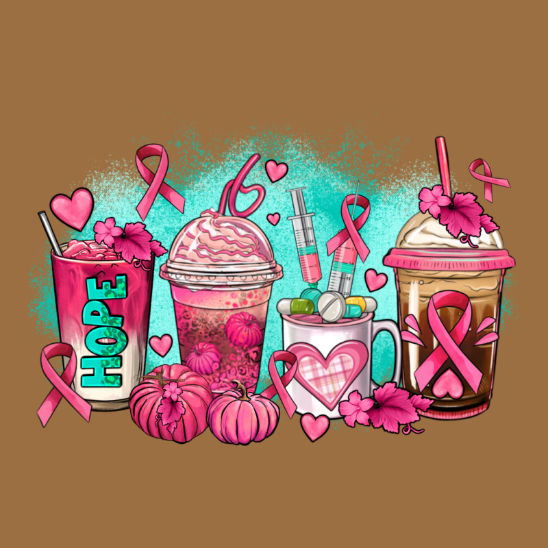 Breast Cancer  Coffee Cups Vintage Tee by AdoDesignShop | Teevron