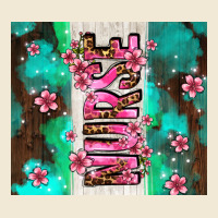 Pink Floral Nurse With Flowers Ladies Tee | Teevron