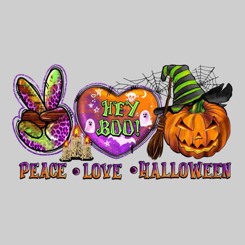 Peace Love Halloween Premium Tee by BarkalooDesign | Teevron