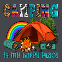 Camping Is My Happy  Place Long Sleeve Tee | Teevron