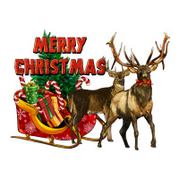 merry christmas two deers | Teevron