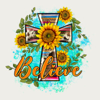 Western Belive Sunflowers Cross Zipper Hoodie | Teevron