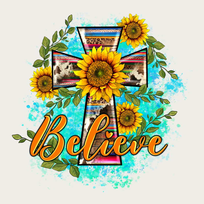Western Belive Sunflowers Cross Zipper Hoodie by BarkalooDesign | Teevron