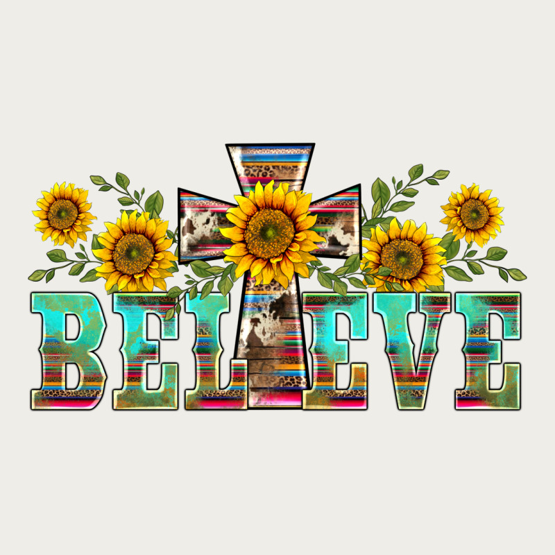 Western Believe Sunflowers Flowers Zipper Hoodie by BarkalooDesign | Teevron