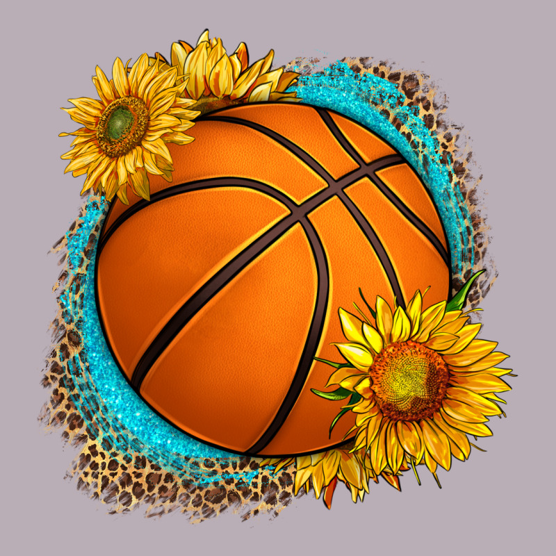 Western Basketball With Sunflower Vintage Tee by HRA Design Shop | Teevron