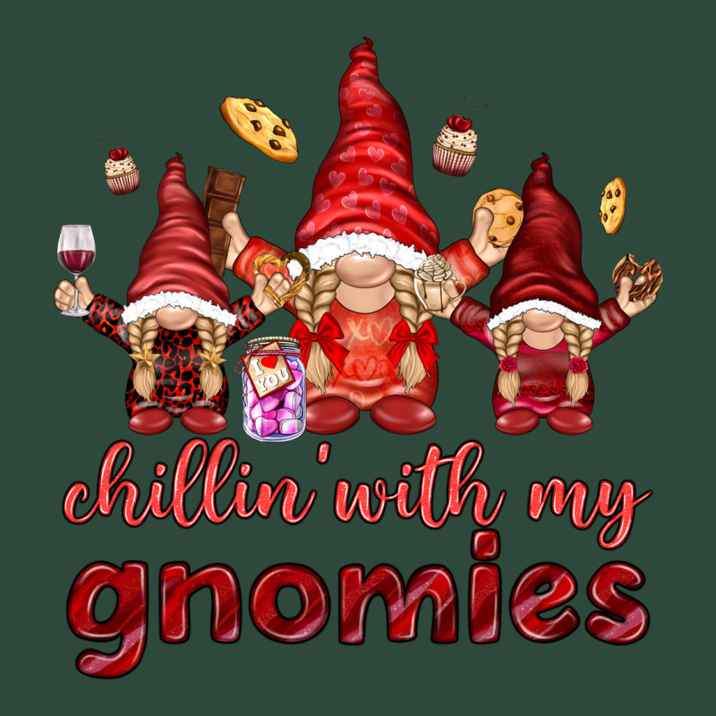 Chilling With My Gnomies Zipper Hoodie by NancyCooperArtShop | Teevron