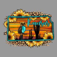 Kansas Owl Sunset Sunflower Map Vintage Hoodie | Teevron