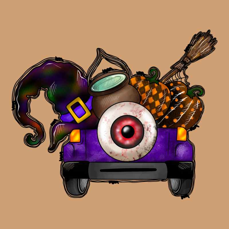 Halloween Truck Vintage Tee by CowhideDigitalArt | Teevron