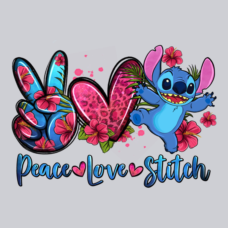 Peace Love Stitch Heavyweight Sweatshirt by Zillion Design Studio | Teevron