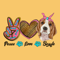 Peace Love Beagle Vintage Hoodie | Teevron